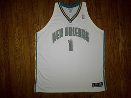 Authentic Reebok New Orleans Hornets Baron Davis-White/Teal/Gold/ Home Jersey 60 - £62.94 GBP