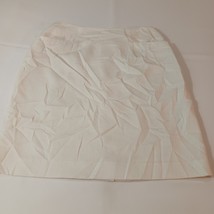 Vintage Valerie Peyson Women’s Zip & Slit Pull-On White Skirt Measured Waist 28" image 5