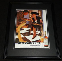 1986 Canadian Club Whisky Framed 11x14 ORIGINAL Advertisement - £27.37 GBP