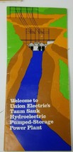 Union Electric Taum Sauk Reservoir Hydroelectric Dam Brochure Vintage  - $12.30