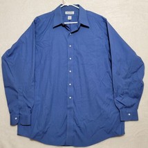 Brooks Brothers Mens Dress Shirt 18-37 Non Iron Blue Long Sleeve Cotton - £20.65 GBP