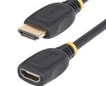StarTech.com 18in (0.5m) HDMI 2.0 Extension Cable, High Speed HDMI Port ... - $17.48