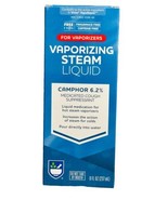 Vaporizing Steam Liquid For Vaporizers-Camphor Medicated Cough Suppressa... - $14.73