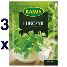 Kamis Lovage Lubczyk Spice Packet Pack Of 3 Made In Europe Free Shipping - £7.28 GBP