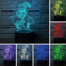 3D Illusion Led Night Light,Visual Creative 7 Colors Gradual Changing Touch Swit - £22.44 GBP