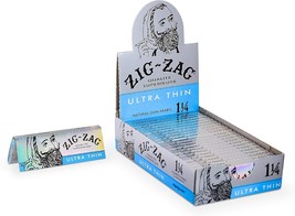 Zig Zag Ultra Thin Cigarette Rolling Papers, 1 4 Size (24 Booklets Retailers Box - £63.70 GBP