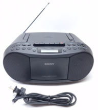 Sony CFD-S70 Cd Radio Cassette-corder AM/FM Radio Stereo Boombox Tested - £39.70 GBP