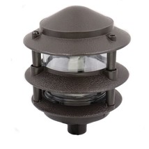 Thomas &amp; Betts K330BR 3-Tier Pagoda Outdoor Light, Bronze - £34.85 GBP