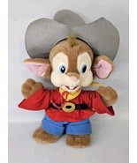 Vintage 1991 Fievel Goes West Plush An American Tail 14” Stuffed Animal - $29.65