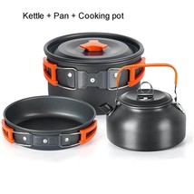 Aluminum Outdoor Camping Cookware Set with  Bag Folding Cookset Camping Kitchen  - £93.38 GBP