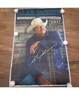 ALAN JACKSON SIGNED AUTOGRAPHED CONCERT POSTER HONKY TONK HIGHWAY TOUR 2017 - $245.00