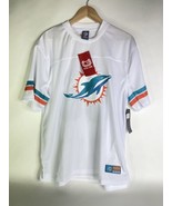 Miami Dolphins NFL Ultra Game Mens Size L Mesh Short Sleeve Logo T-Shirt... - $34.65