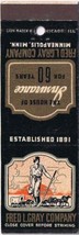 Matchbook Cover Fred L Gray Company Insurance Minneapolis MN - $0.67