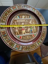Egyptian Pharonic scene, Inlaid mother of pearl Tray - $200.00