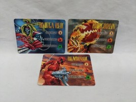 Lot Of (3) Marvel Overpower Character  Trading Cards Omega Red Hobgoblin Deadpoo - £23.34 GBP