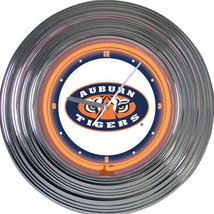 Auburn Tigers NCAA AU-276 Neon Wall Clock 15&quot; Diameter - $67.32