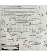 1931 Aviation Airplane Blueprint Pattern Antique Ephemera Art Print Unkn... - $384.85 MXN