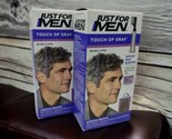 2x Just for Men Touch of Gray T-35 Medium Brown Comb-In Hair Color Kit NEW - £17.96 GBP