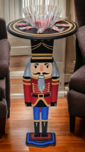 Christmas Nutcracker Table 33&quot; tall, Unique Handmade accent table by Alisa - $5,531.33 MXN