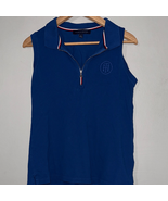 Tommy Hilfiger Navy Sleeveless Top with Red and White Trim - $180.07 MXN
