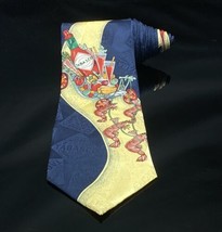 Tabasco Hot Sauce Gulf Shrimp Silk Men&#39;s Neck Tie HOT PEPPER! Unique Bloody Mary - £12.97 GBP