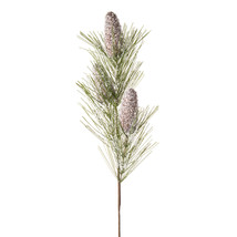 Frosted Pinecone Spray - 10 X 35 Inches - £57.25 GBP