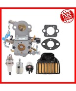 Husqvarna 455 Rancher Carburetor Kit with Air Filter &amp; Spark Plug for Op... - $699.08 MXN