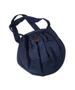 Vintage JR USA Julius Resnick Silk Blend Faille Navy Handbag Matching Co... - £30.20 GBP