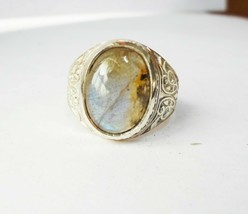 5.25 Carat Natural Quartz 925 Sterling Silver Fine ring handmade Men&#39;s ring - £55.73 GBP