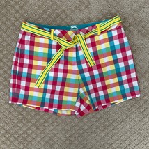 Slazenger Multi-Colored Checker Plaid Scooter Golf Shorts NEW - $34.99