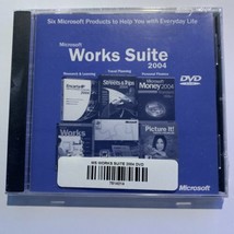 Microsoft Works Suite 2004 DVD-ROM PC Includes Key and Product Codes Sealed - £6.41 GBP