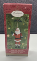 2001 Santa Claus Marionette Hallmark Ornament  Club Edition Puppet String - $7.59