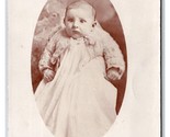 RPPC Bewildered Baby Portrait Named Subject Herbert Clay Prouty Postcard S3 - £3.07 GBP