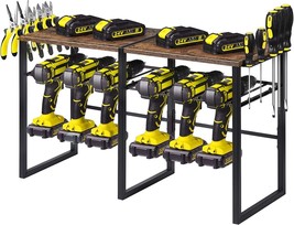 Power Tool Organizer With 6 Drill Holders For Workshop Garage Organizer ... - £42.46 GBP