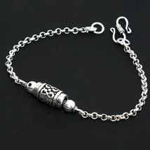 Bracelet neuf design fait main en argent massif 925 pour bijoux hommes et... - £4.40 GBP