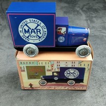 A112 Vintage Marx Collector Series Blue Tin Delivery Truck W/ Box  - £12.54 GBP
