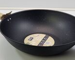 *D) IKO 14" Granite Non Stick Wok Black Pan - $19.79