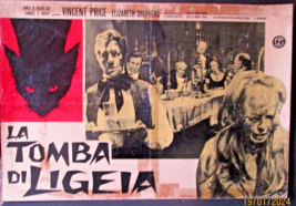 Roger Corman:Director,Vincent Price: (Tomb Of Ligeia) Rare Orig,Movie Poster - £237.21 GBP