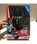 Star Wars Galactic Heroes Mega Mighties Darth Vader 10&quot; Figure Lightsabe... - $248.74 MXN