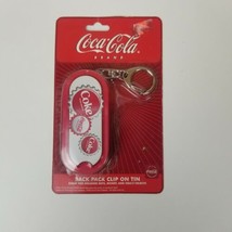 Coca Cola Coke Soda Back Pack Clip On Tin  Key &amp; Money Holder NEW Tin Bo... - £3.85 GBP