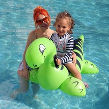 Inflatable Dinosaur Float Pool Toys Ride-On Inflatable Swimming Pool Beach Float - £27.84 GBP