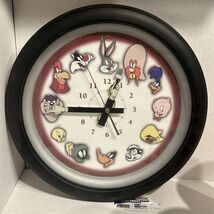 1999 WESTCLOX Warner LOONEY TUNES Character WALL CLOCK Tells Time Doesn'... - $29.65