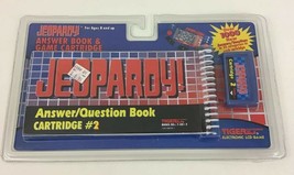 Jeopardy Tiger Electronic Handheld Game Cartridge and Book 2 New Vintage 1995 - £11.93 GBP