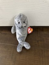 Ty Beanie Baby Slippery The Seal 7 Inch Plush Stuffed Animal Toy - £7.09 GBP