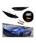 Fit 2011-2014 Porsche Cayenne 958 Clear Lens LED Side Marker Lights Sign... - $67.68 CAD