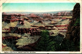 Grand View Point Point Grand Canyon National Park Arizona AZ UNP WB Postcard A10 - £3.91 GBP