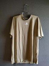 adidas mens size large rdy tee gold - $14.25