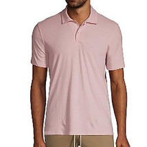 Lands End Men Size X-Large Short Sleeve Cotton Mesh Polo Shirt, Ice Pink - £14.30 GBP