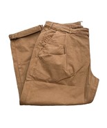 Marine Layer Hudson Relaxed Cropped Pant Faded Chestnut Size XL New with... - $43.56