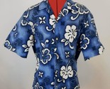 Styled By RJC Hawaiian Mens Shirt Blue Floral Print Size M/L - $29.65